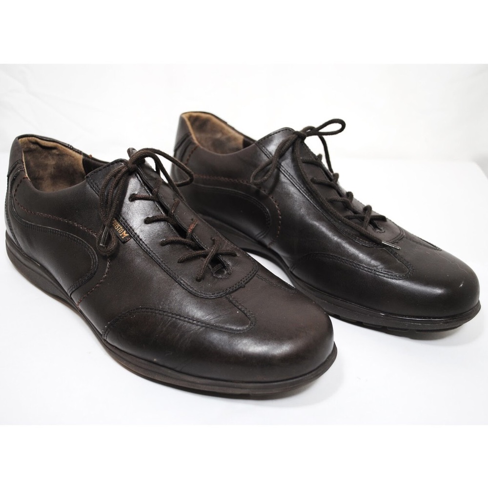 Mephisto Air Relax Dark Brown Leather Sneakers 9.5